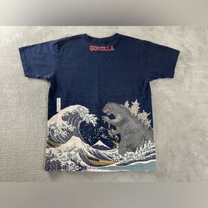 2018 Godzilla T Shirt Wave Kanagawa TOHO Officially Licensed SIZE XL, FITS LARGE
